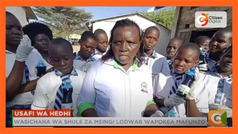 Wasichana Wa Shule Za Msingi Eneo La Lodwar Wapokea Mafunzo Kuhusu Afya