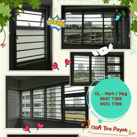 Aluminium Grilles And Sliding Window For Bto And Hdb Furniture And Home Living Home Decor Curtains