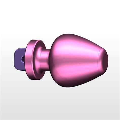 Anal Plug Stl Files Keychain 3d Model 3d Print File But Plug Funny Keychain For Party Adults