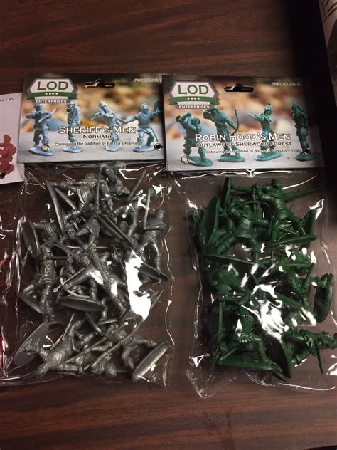 Toys Barzso Lod 1 32 Plastic Toy Soldiers Robin Hood And Nottingham Normans X15 Toys And Hobbies