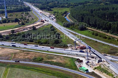 Luftaufnahme Sch Nerlinde Baustelle An Der Verkehrsf Hrung Am