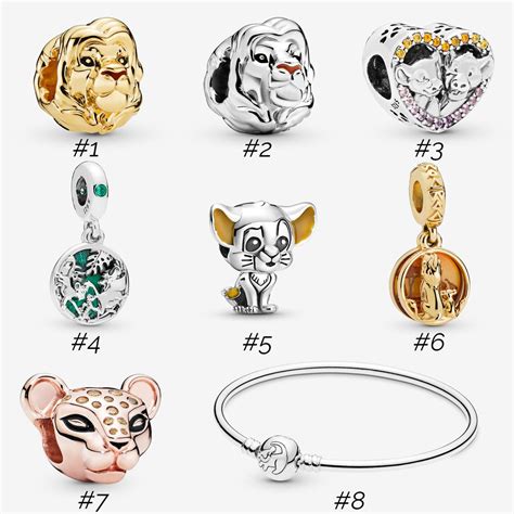 2021 New The Lion King Simba Charms Fit Pandora Bracelet In Etsy