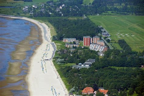 Wyk auf Föhr von oben Ferienhaus Anlage an der Küste in Wyk auf Föhr