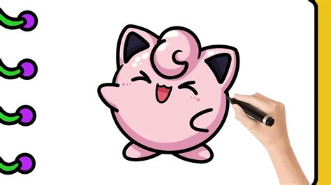 Como Dibujar A Jigglypuff Paso Paso Fácil How To Draw A Jigglypuff