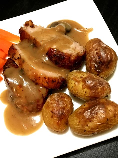 Easy Garlic Pork Loin Roast - Using Only Five Ingredients | Amiable Foods