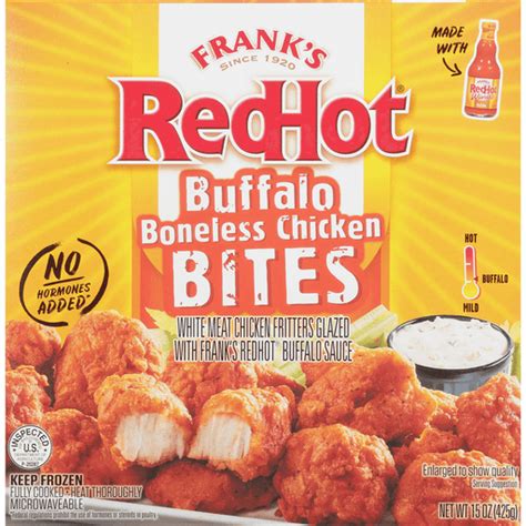 Frank S Red Hot Bites Boneless Chicken Buffalo Oz Appetizers Snacks Ingles Markets
