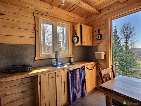 Un Magnifique Mini Chalet En Bois Naturel Est Vendre St C Me Joli