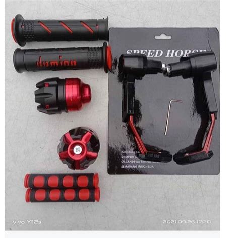 Jual Paket Variasi Item Proguard Robot Handgrip Domino Strip