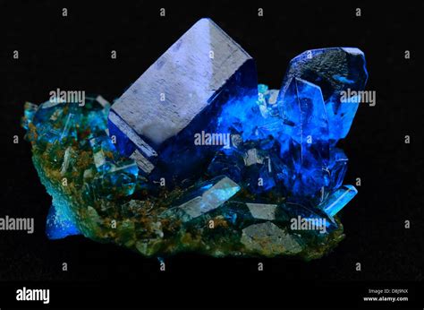 Cristales de vitriolo azul sulfato de cobre Fotografía de stock Alamy