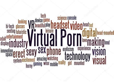 Virtual Porn Word Cloud Concept Stock Photo By Kataklinger