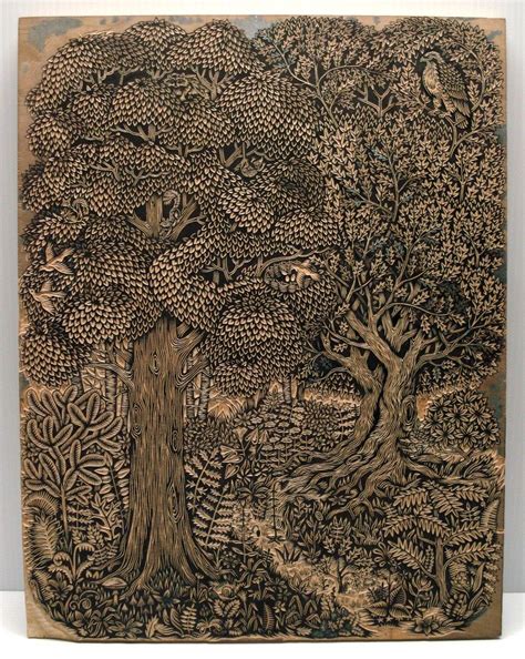 Forest Woodcut Ap Tugboatprintshop Etsy Woodcuts Prints Woodcut