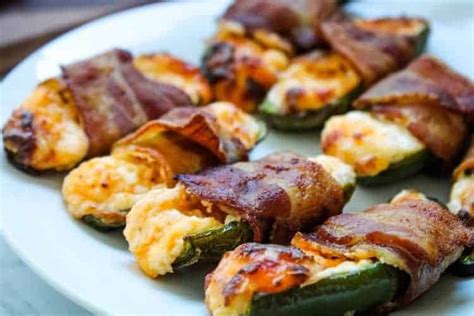 Air Fryer Bacon-Wrapped Stuffed Jalapenos with Cream Cheese