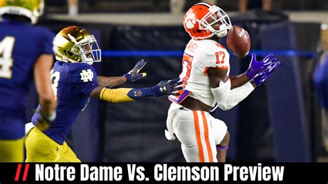 Notre Dame Vs Clemson Preview Video Dailymotion