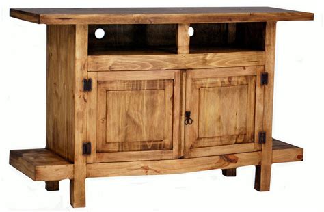 Rustic TV Stands, Rustic Wood TV Stand 58