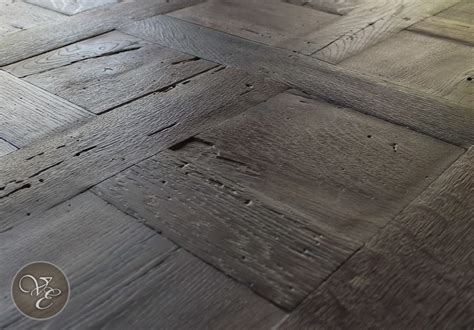 French Parquet Chantilly Smoked And Lyed 09 French Oak Flooring