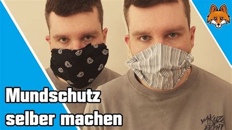 Mundschutz selber machen ohne Nähen Behelfsmaske 2 einfache