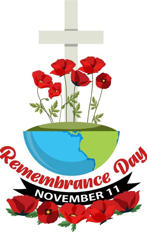 Remembrance day poster design 13321226 Vector Art at Vecteezy