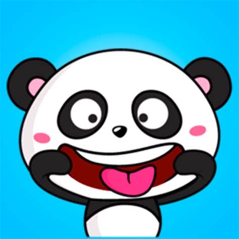 Crazy Panda Stickers by Yerzhan Tleuov