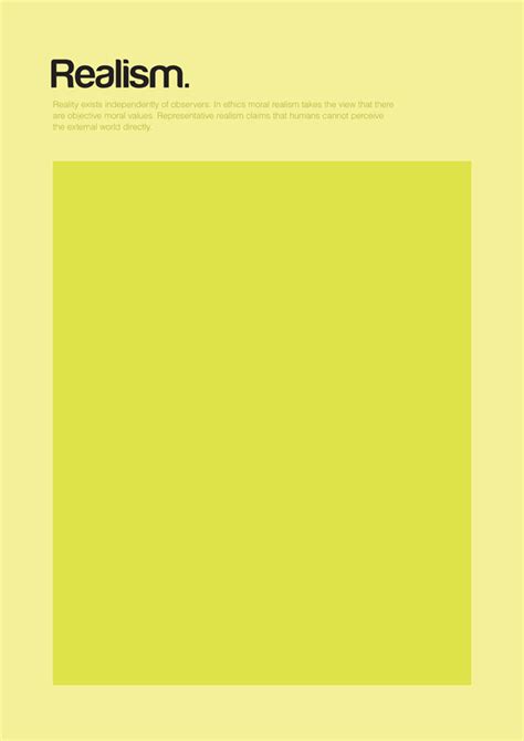 Minimalist Posters On Philosophical Theories Graphic Art News