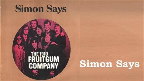 The 1910 Fruitgum Company Simon Says Youtube