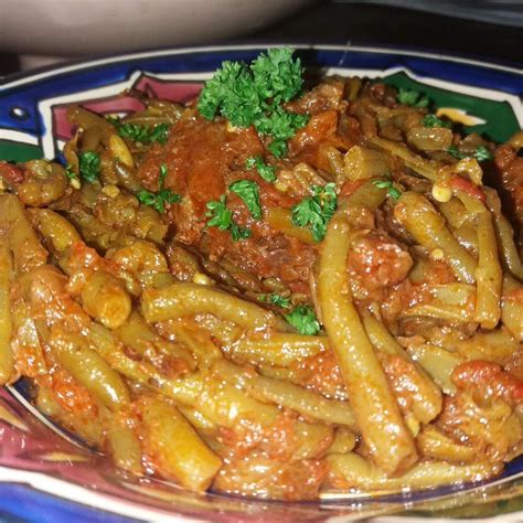 TAJINE HARICOTS VERTS Au Boeuf LES DELICES DE MANEL