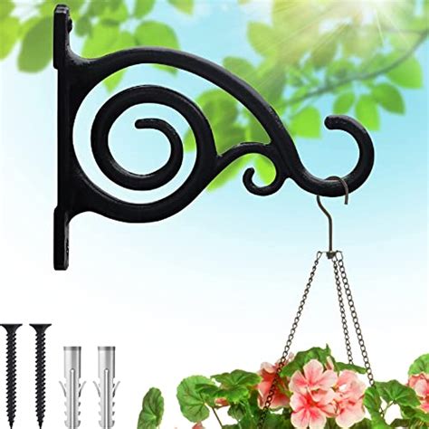 Gray Bunny Outdoor Plant Hanger Hook Large Victorian Heavy Duty