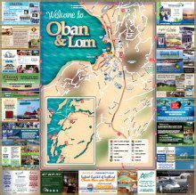 Oban map | Tourism, Travel posters, Romantic getaways