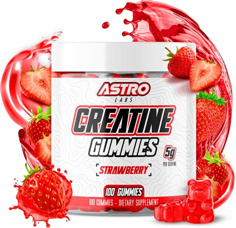 Amazon KP Creatine Monohydrate Gummies Mixed Berry For Men Women