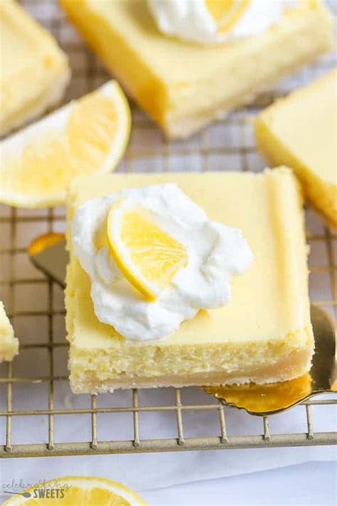 Creamy Lemon Bars Recipe Celebrating Sweets