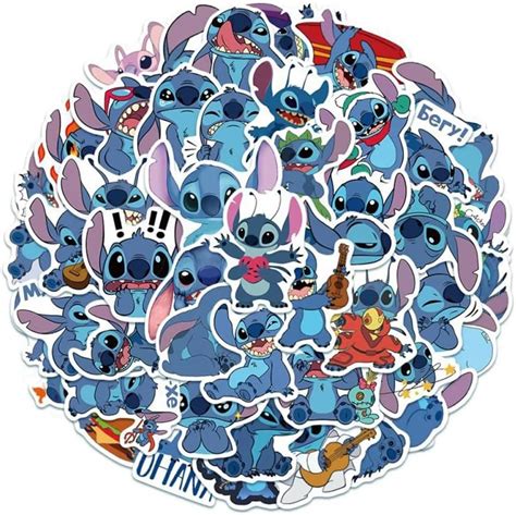 Zymon 103050100pcs Disney Cute Cartoon Lilo And Stitch