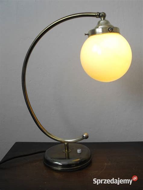 Lampa Gabinetowa W Stylu Art Deco Klosz Kula Skierniewice