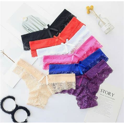 IS7 Colours Women Sexy Lace Panties G String Seamless Lingerie Ready Stock Shopee Malaysia