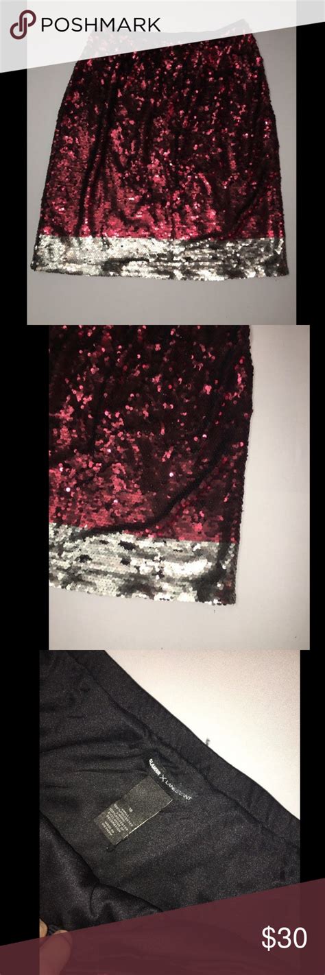 Lane Bryant Glamour X Plus Size 18 Skirt Nwot Sequin Skirt Clothes