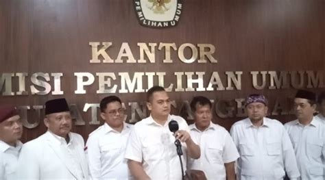 Partai Gerindra Kabupaten Tangerang Hari Ini Daftarkan Bakal Caleg Ke