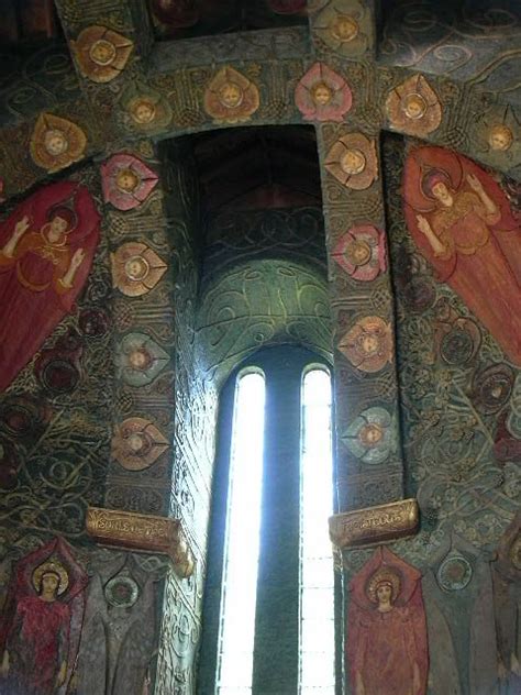 Art Nouveau Ceiling Of Watts Chapel Compton England Flickr