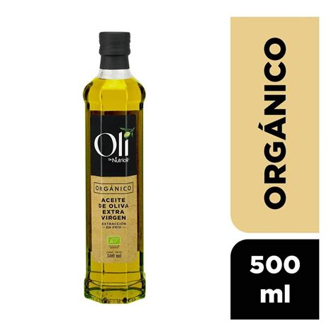 Aceite de oliva Nutrioli Oli extra virgen orgánico 500 ml | Walmart