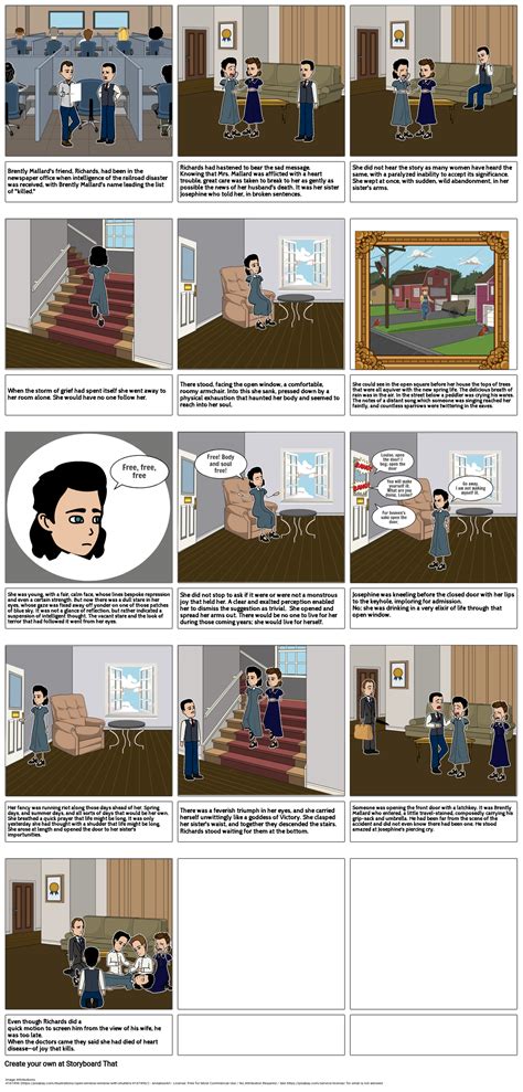 The Story Of An Hour Storyboard Por Zeyzey1031