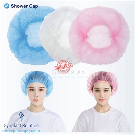 Jual Disposable Nurse Cap Koki Hairnet Penutup Kepala Rambut Head