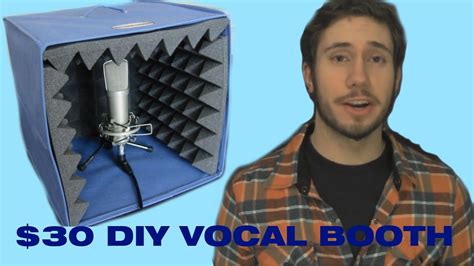 How To Build A Portable Vocal Booth For Under 30 Youtube