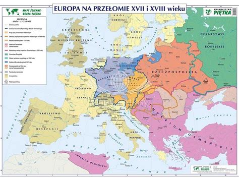 Rzeczpospolita Obojga Narod W Mapa Szkolna