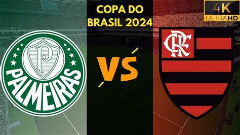 PALMEIRAS X FLAMENGO OITAVAS DE FINAL COPA DO BRASIL 2024 GAMEPLAY