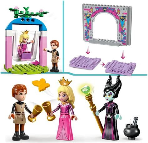 Lego Disney Princess Il Castello Di Aurora Set Con Mini Bamboline