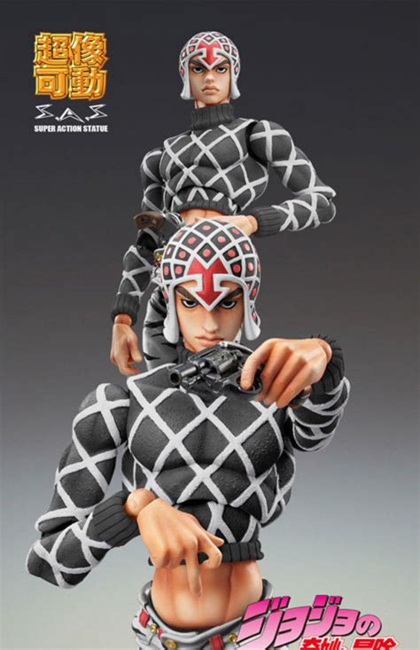 Super Action Series Guido Mista With Sex Pistols Ver Black JoJo S Bizarre Adventure Stardust