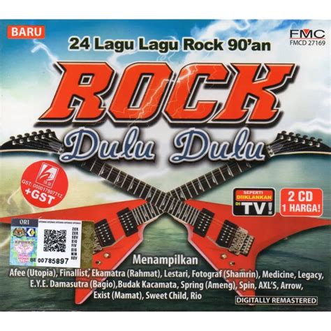 Rock Dulu Dulu 24 Lagu Lagu Rock 90an 2 Cd Afee Utopia