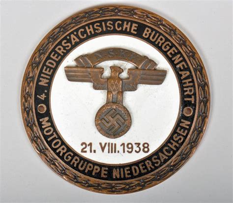 Regimentals GERMAN WWII NSKK MOTOR PLAQUE