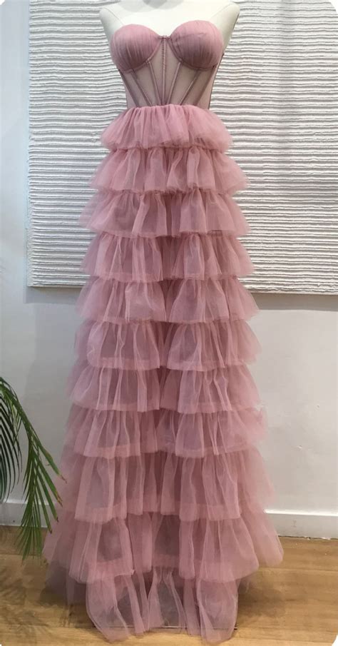 VESTIDO TUL ROSA COLECCIÓN MÓNICA Donde mis alas me lleven