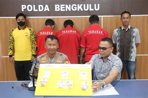 Polda Bengkulu Gagalkan Penyelundupan Sabu Asal Sumbar