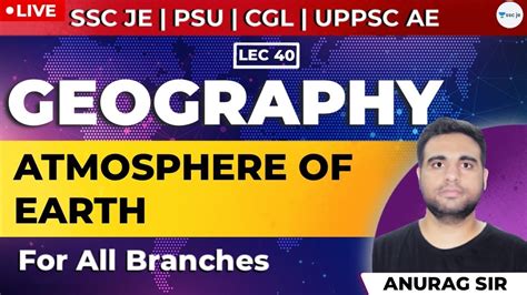 Atmosphere Of Earth Lec Geography Ssc Je Psu Cgl And Uppsc