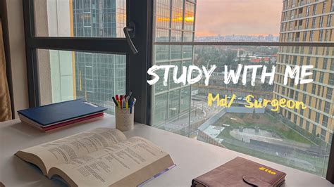 2 Hour Study With Me 📚 No Music 10 Min Break Sunset 🌆 Youtube