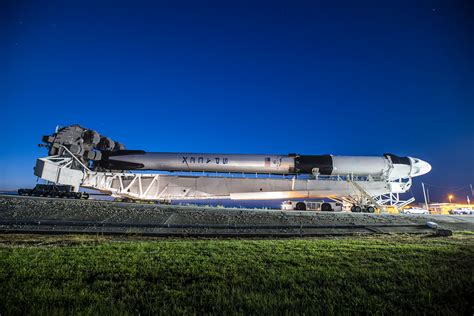 Spacex Rolls Rocket To Pad For Sundays Ax 2 Private…